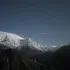 Mountain with snow and blue sky